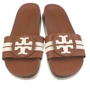 Tory Burch leather slides